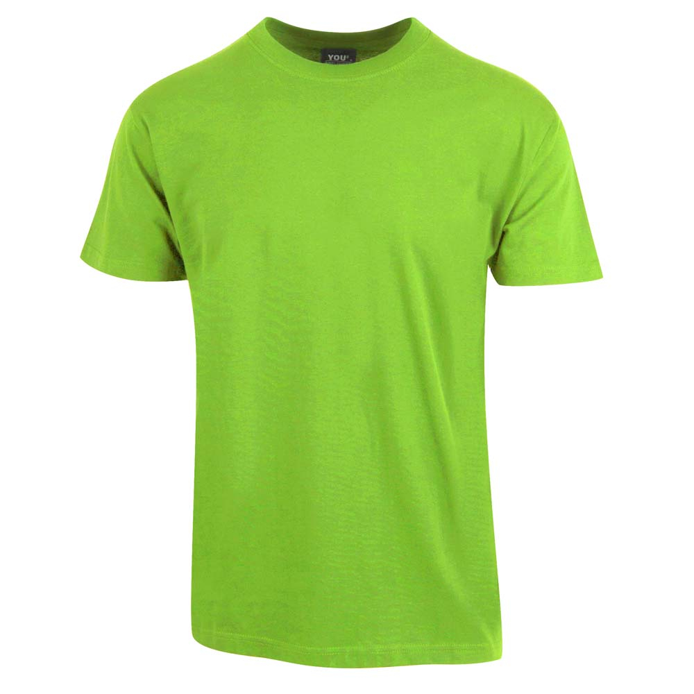 Limegrøn basic t-shirt