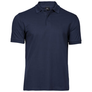 Luxury stretch herre polo - Navy-0