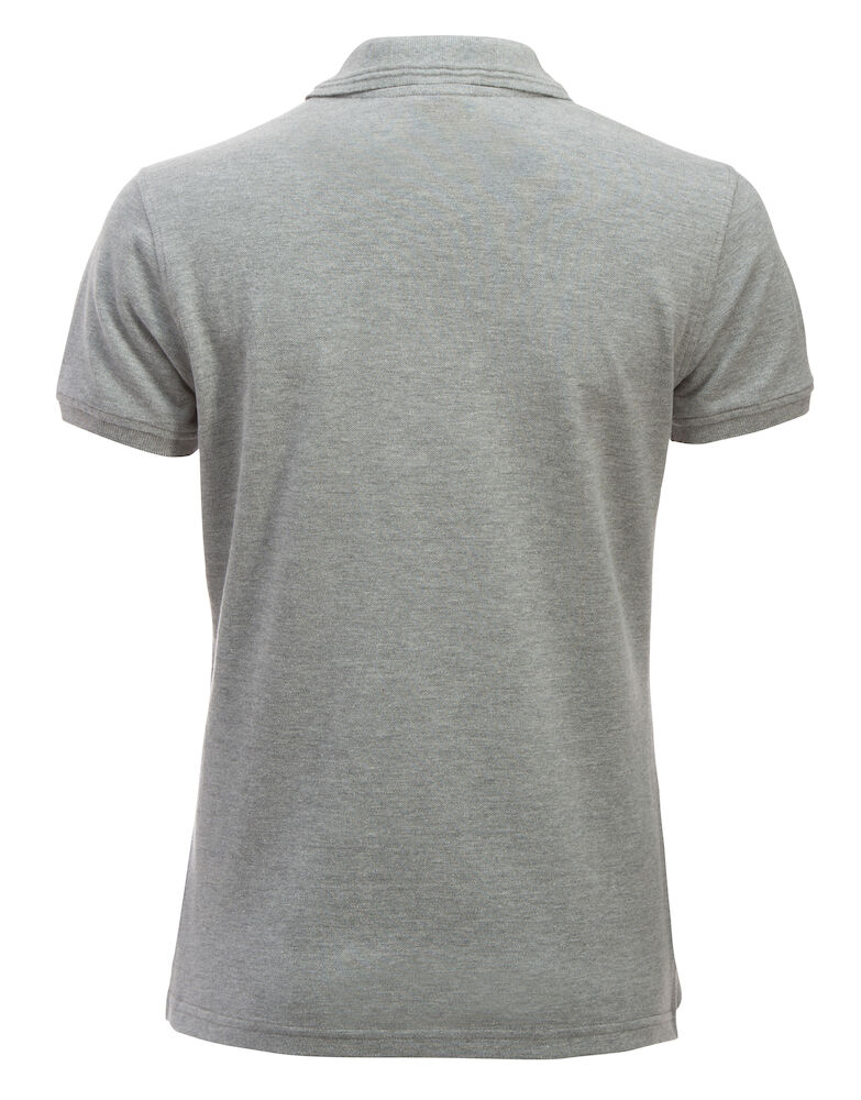 Billig dame polo shirt i gråmeleret - Clique Manhattan Ladies-10743