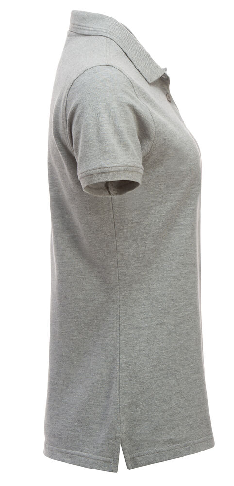 Billig dame polo shirt i gråmeleret - Clique Manhattan Ladies-10742