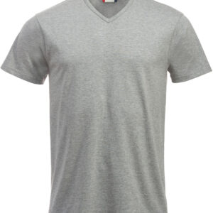 grå v-hals t-shirt