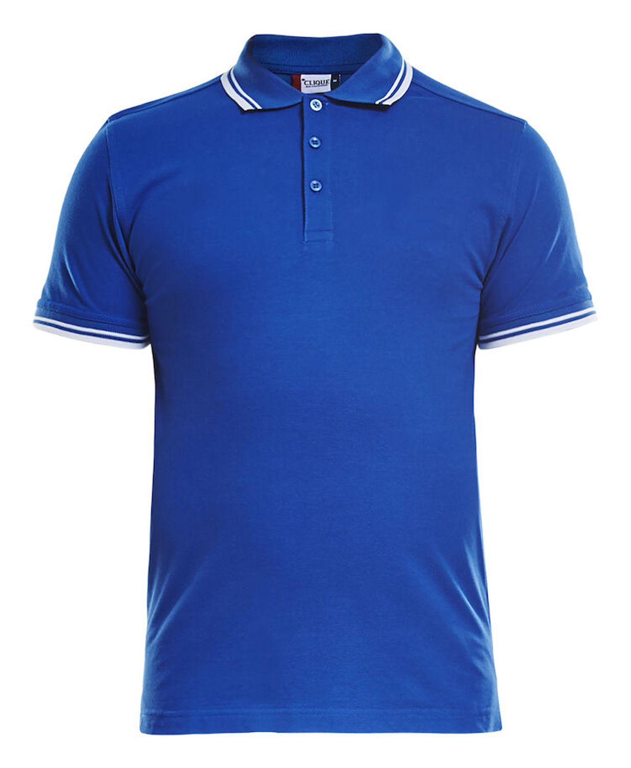 Royalblå poloshirt