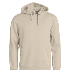 Sandfarvet hoodie