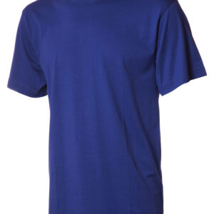 Blå t-shirt set forfra