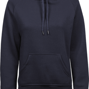 Hoodie set forfra, med hætte.