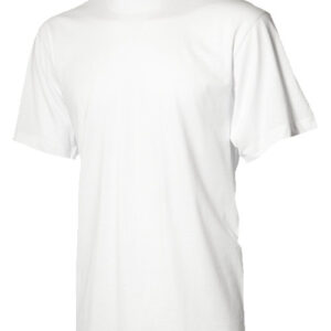 Hvid basic t-shirt -0