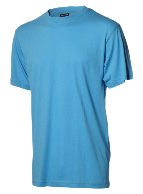 Lyseblå basic t-shirt -0