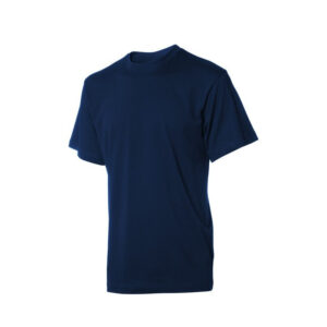 Marineblå basic t-shirt -0