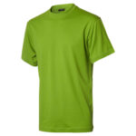 Æblegrøn basic t-shirt -0