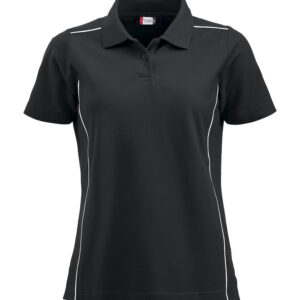 Polo shirt til dame sort-0