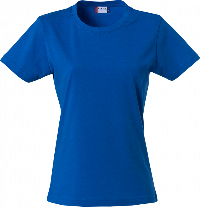 Royalblue figursyet dame t-shirt-0