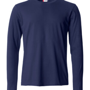 Navy langærmet set forfra