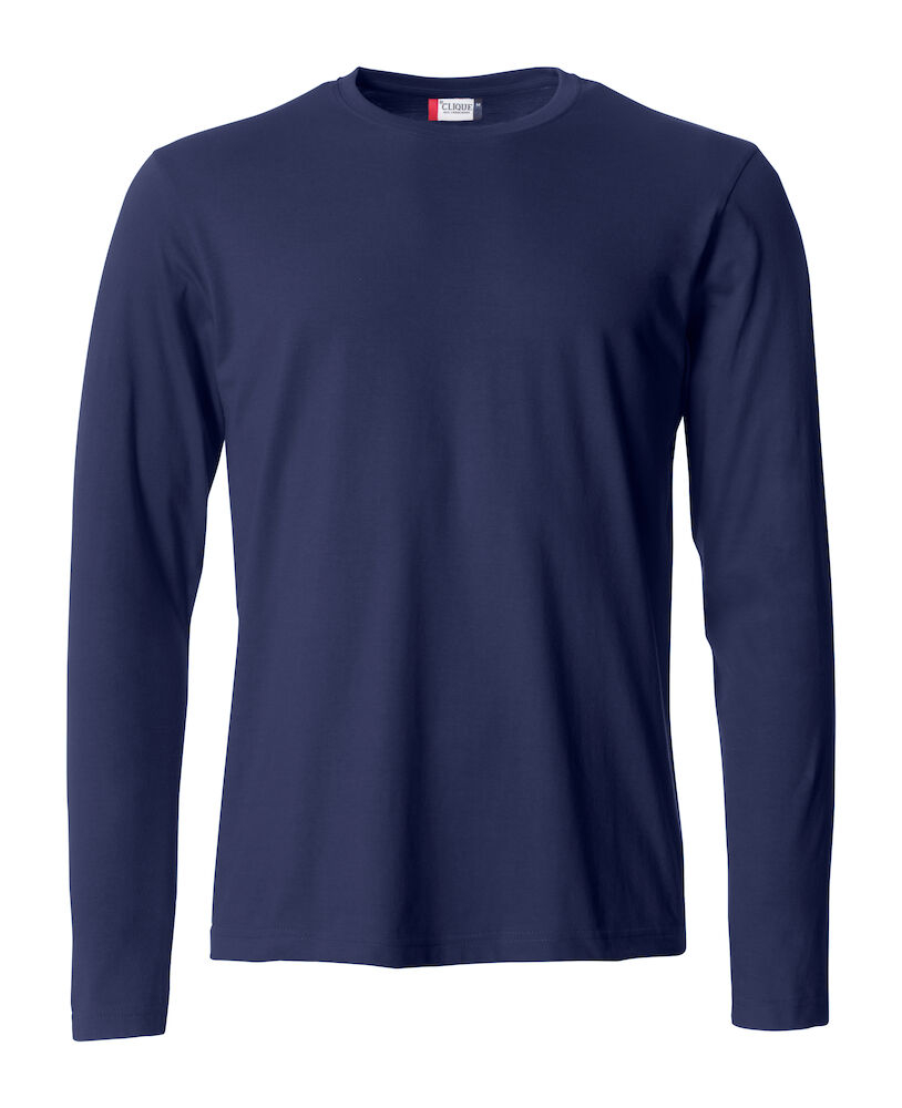 Navy langærmet set forfra