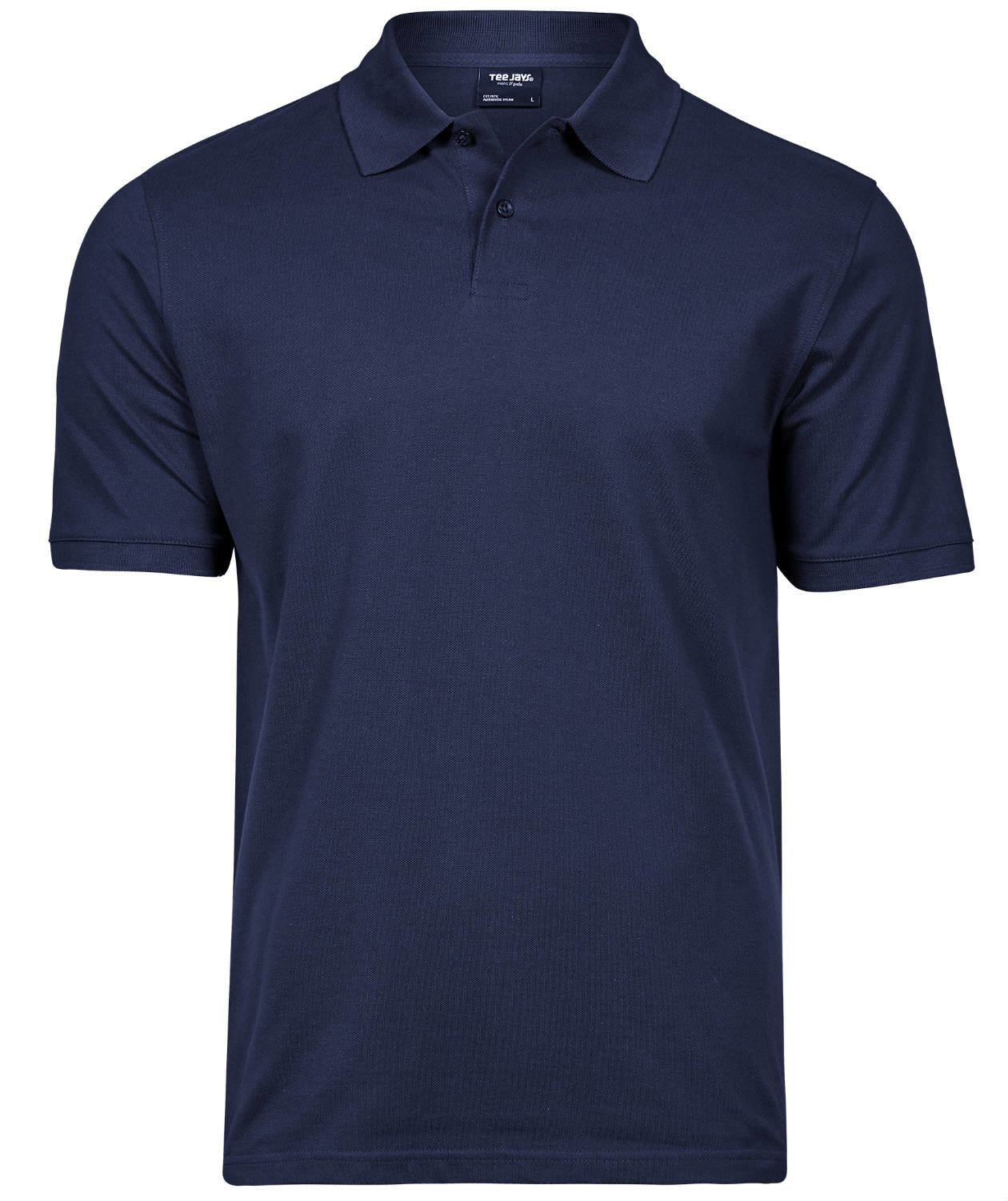 Men's heavy polo pique - navy-0