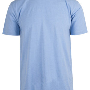 Blå melange t-shirt-0