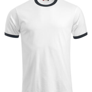 hvid t-shirt med sort kant