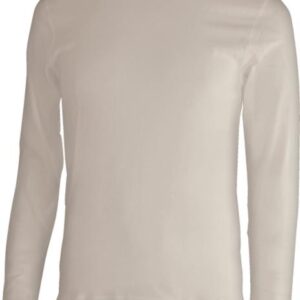 Langærmet T-shirt Hvid