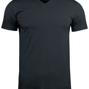 Sort fashion v-hals t-shirt - herre-0
