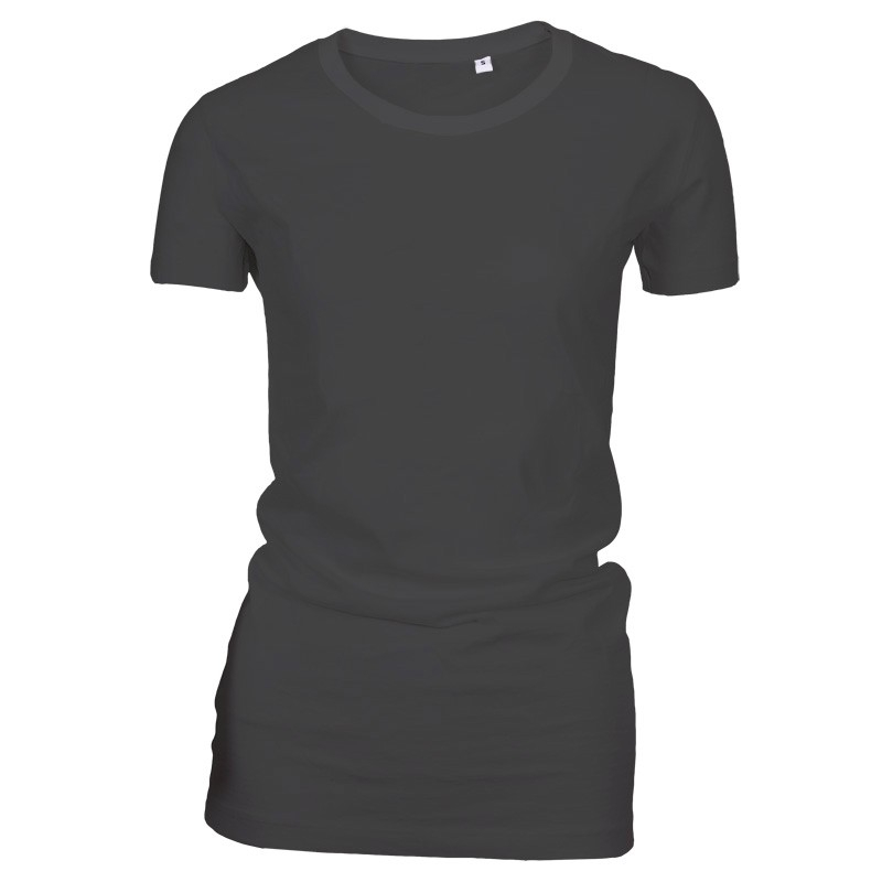 Sort quality t-shirt dame-0
