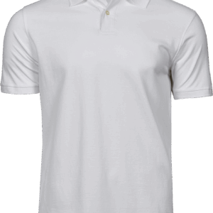 Men's heavy polo pique - hvid-0