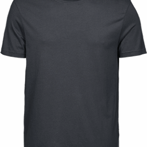 Raw-edge tee mørkegrå herre-0