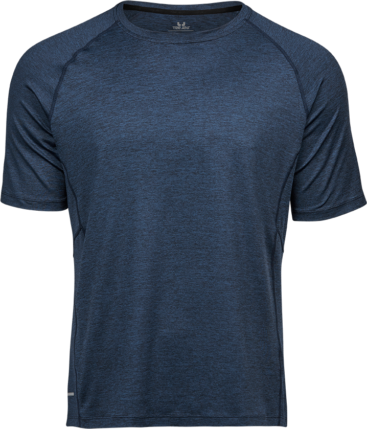 CoolDry t-shirt - navy melange-0