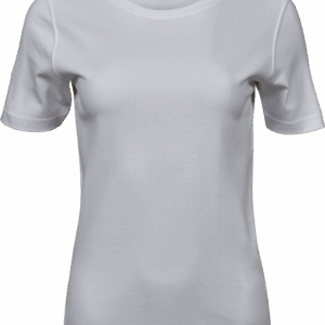 Hvid elegant t-shirt -0