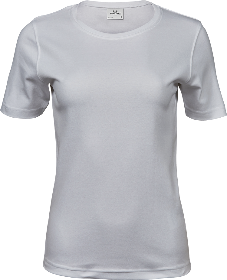 Hvid elegant t-shirt -0