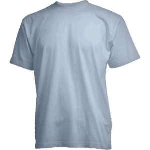 Lyseblå t-shirt herre og unisex