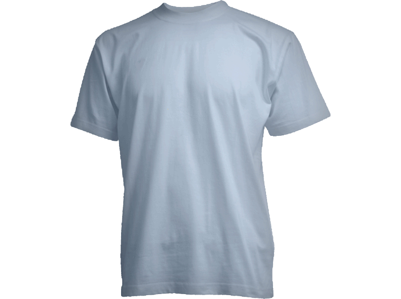 Lyseblå t-shirt herre og unisex