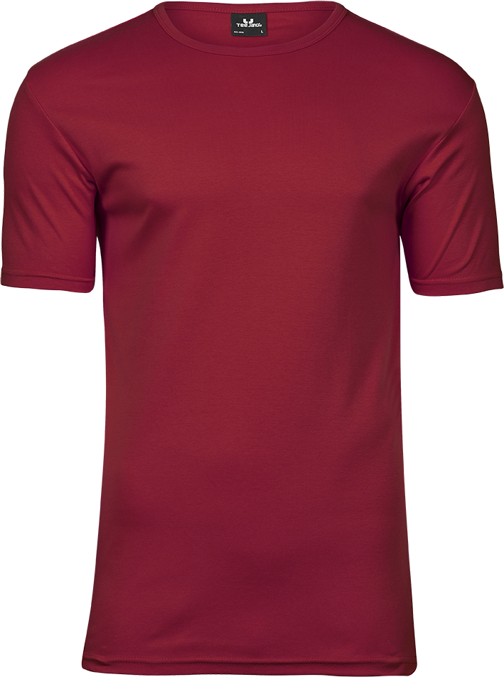 Deep red Tee Jays T-Shirt med rund halsudskæring - Interlock - Herre-0